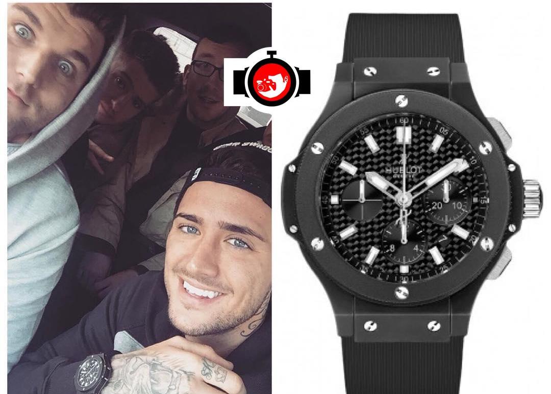 actor Stephen Bear spotted wearing a Hublot 301.CI.1770.RX