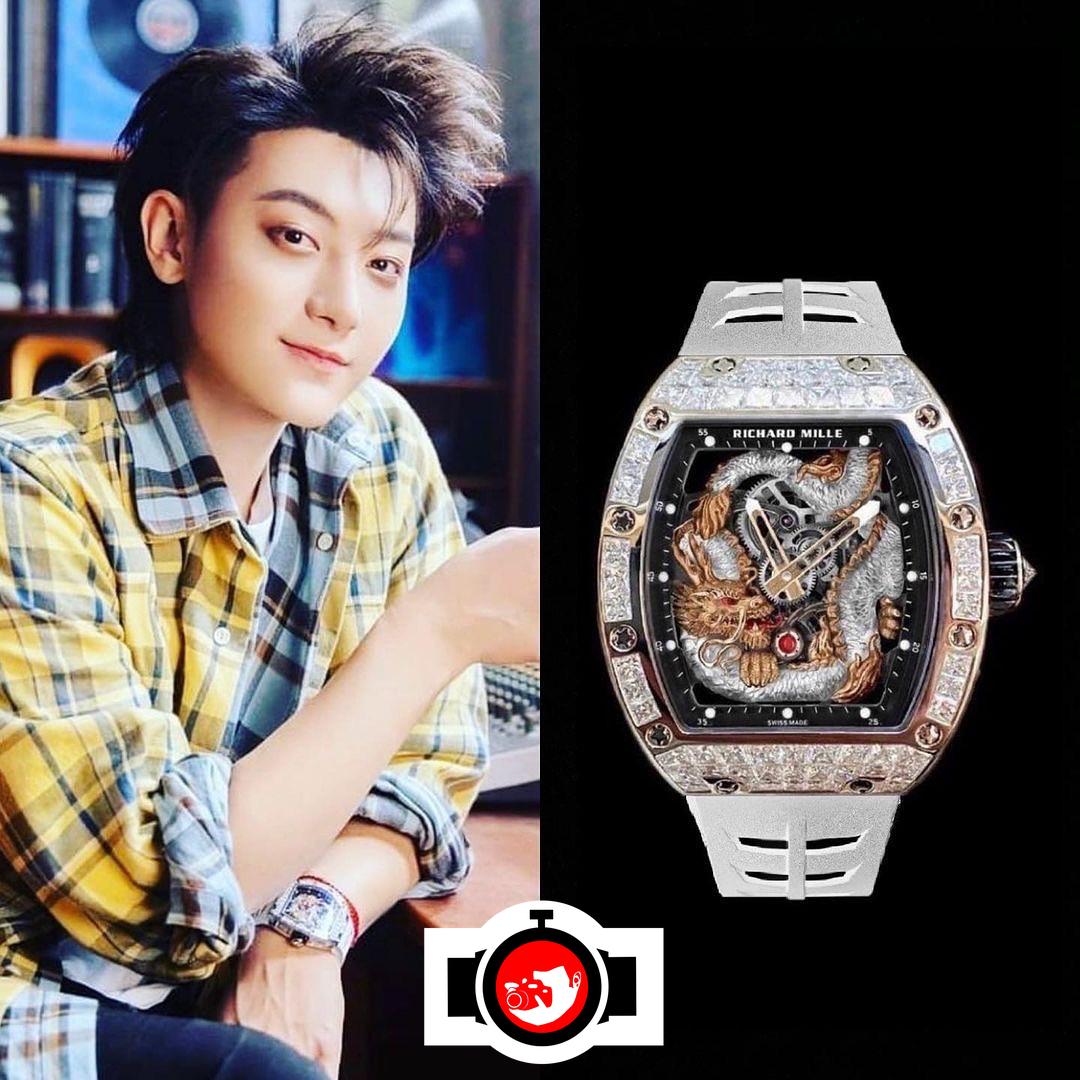 rapper Huang Zitao spotted wearing a Richard Mille RM 57-03