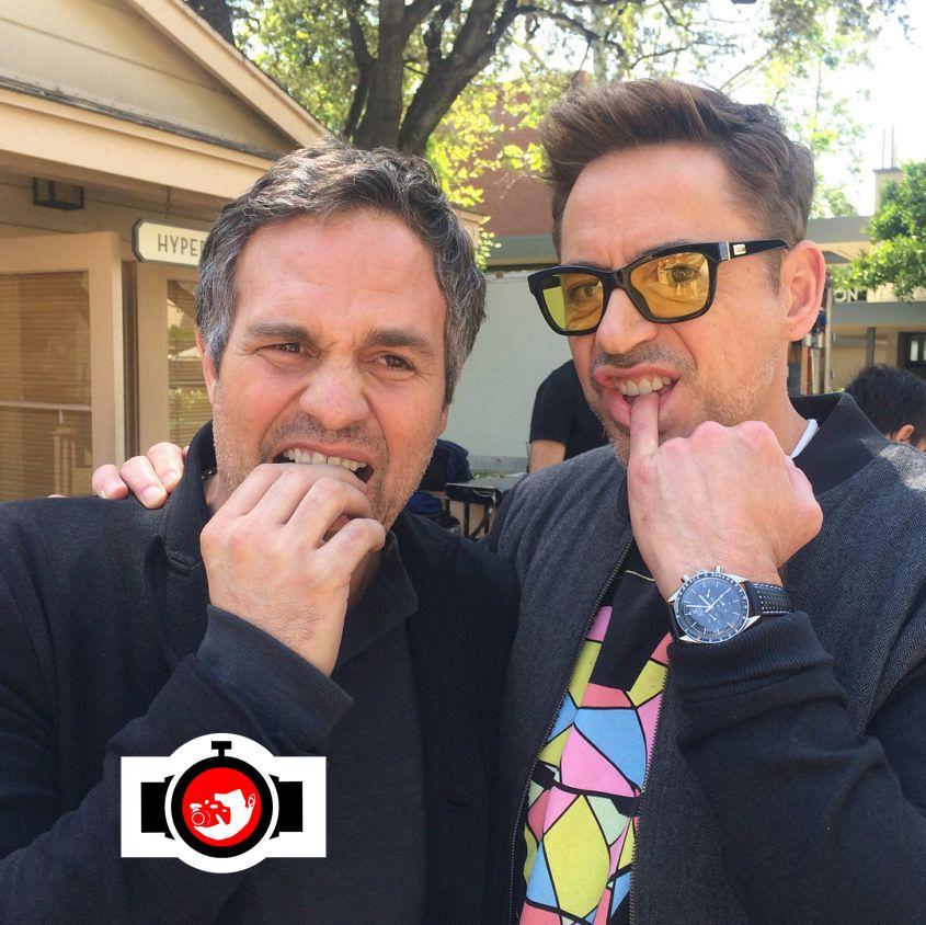 actor Robert Downey Jr spotted wearing a Omega 