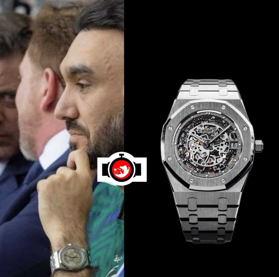 politician Prince Abdulaziz bin Turki Al Faisal Al Saud spotted wearing a Audemars Piguet 15202PT