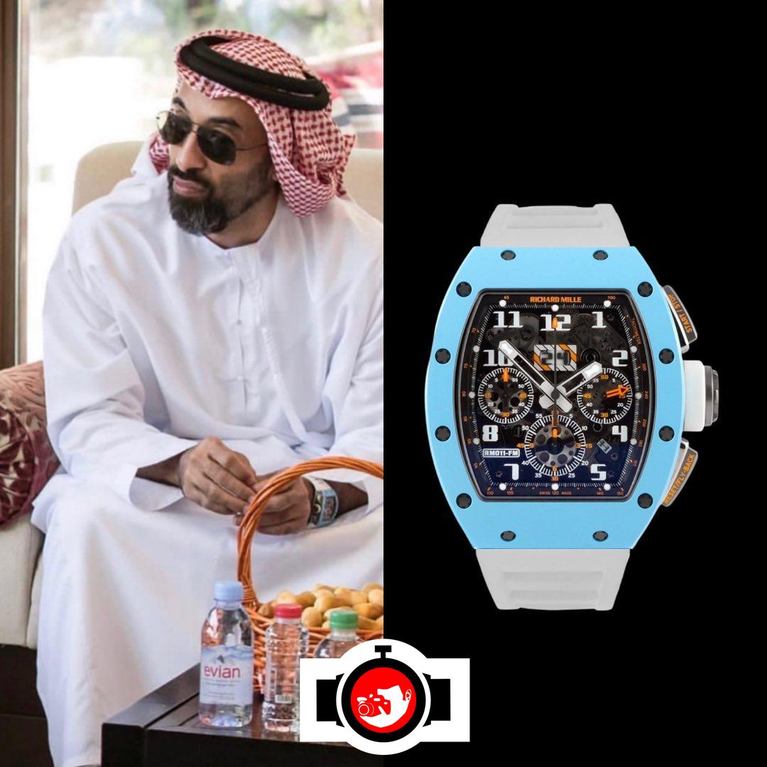 royal Tahnon Bin Zayed Al Nuhayan spotted wearing a Richard Mille RM 011