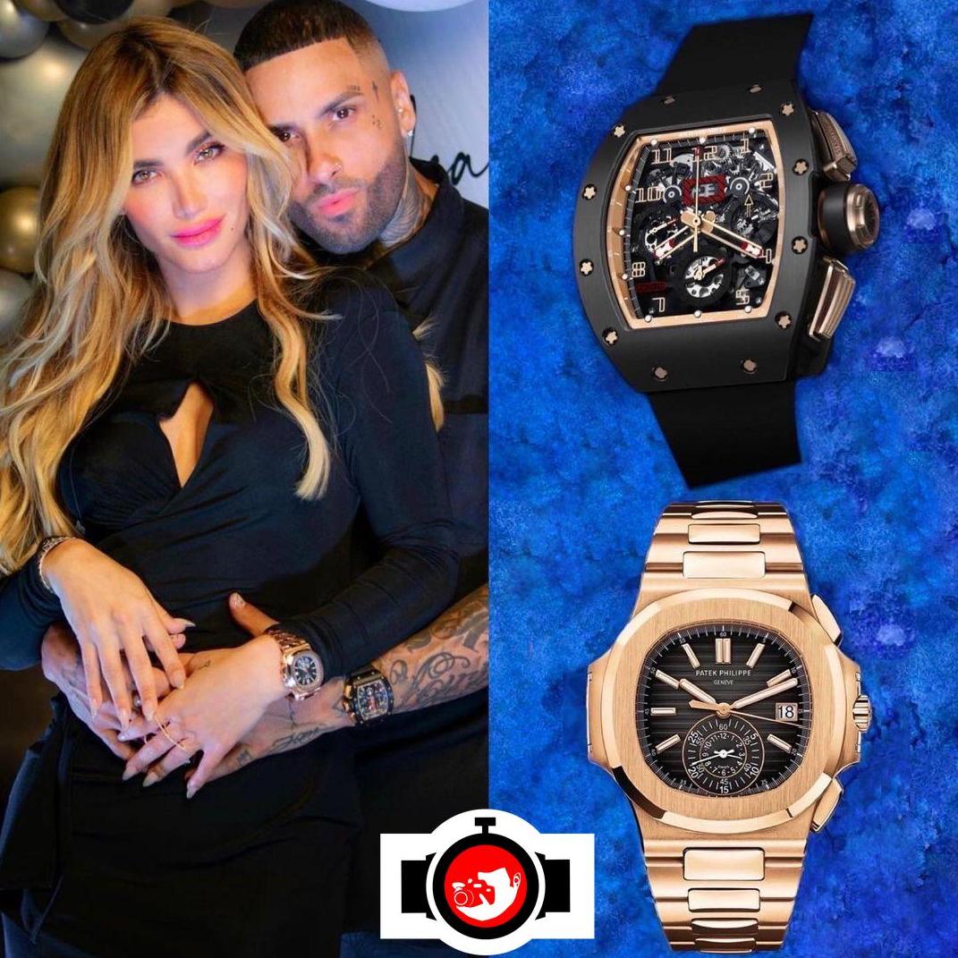singer Nicky Jam spotted wearing a Richard Mille RM 11