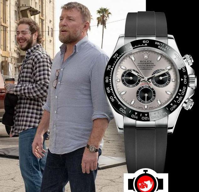 film director Guy Ritchie spotted wearing a Rolex 