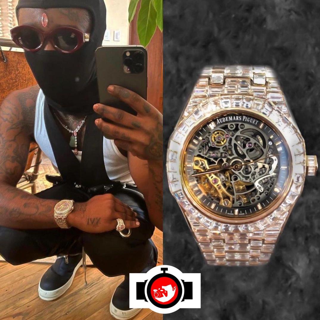 rapper Lil Uzi Vert spotted wearing a Audemars Piguet 