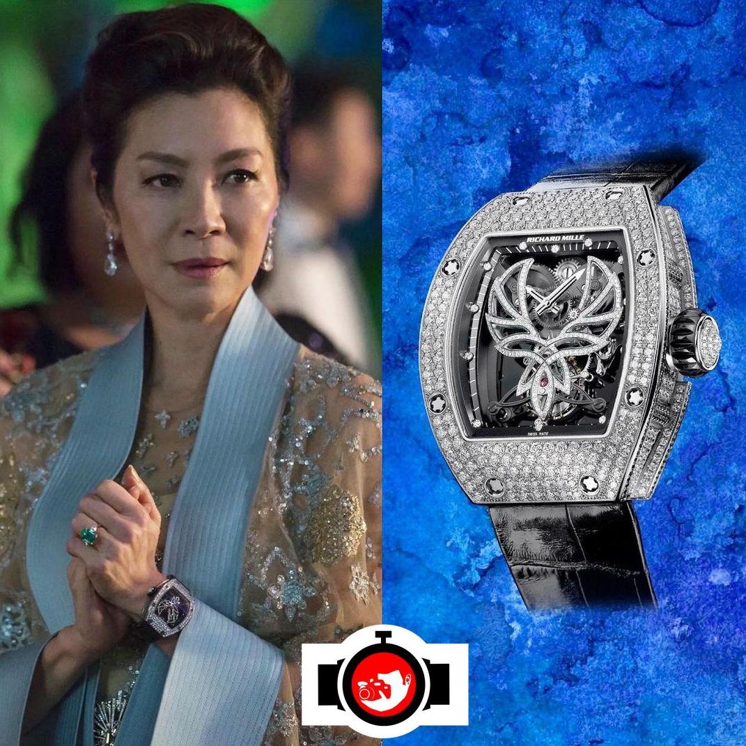 actor Michelle Yeoh spotted wearing a Richard Mille RM 51