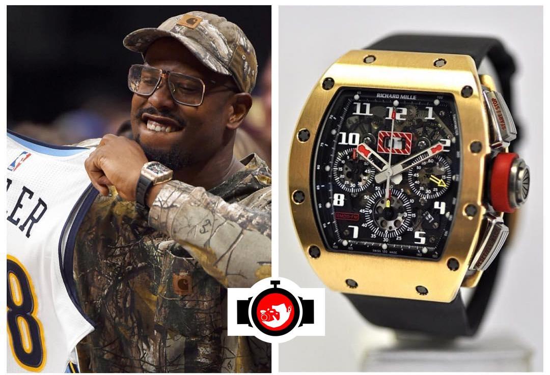 american football player Von Miller spotted wearing a Richard Mille RM11