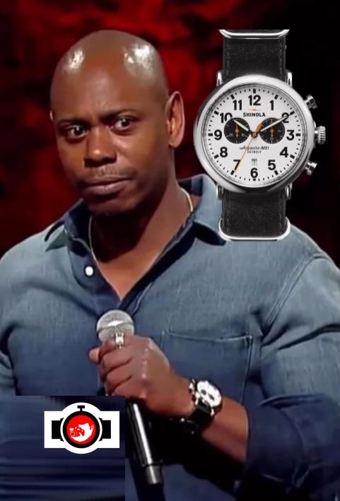 comedian Dave Chapelle spotted wearing a Shinola 