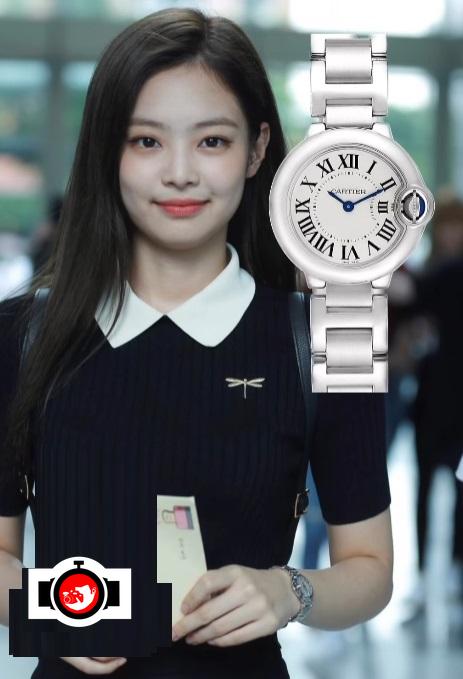 singer Jennie Kim spotted wearing a Cartier 