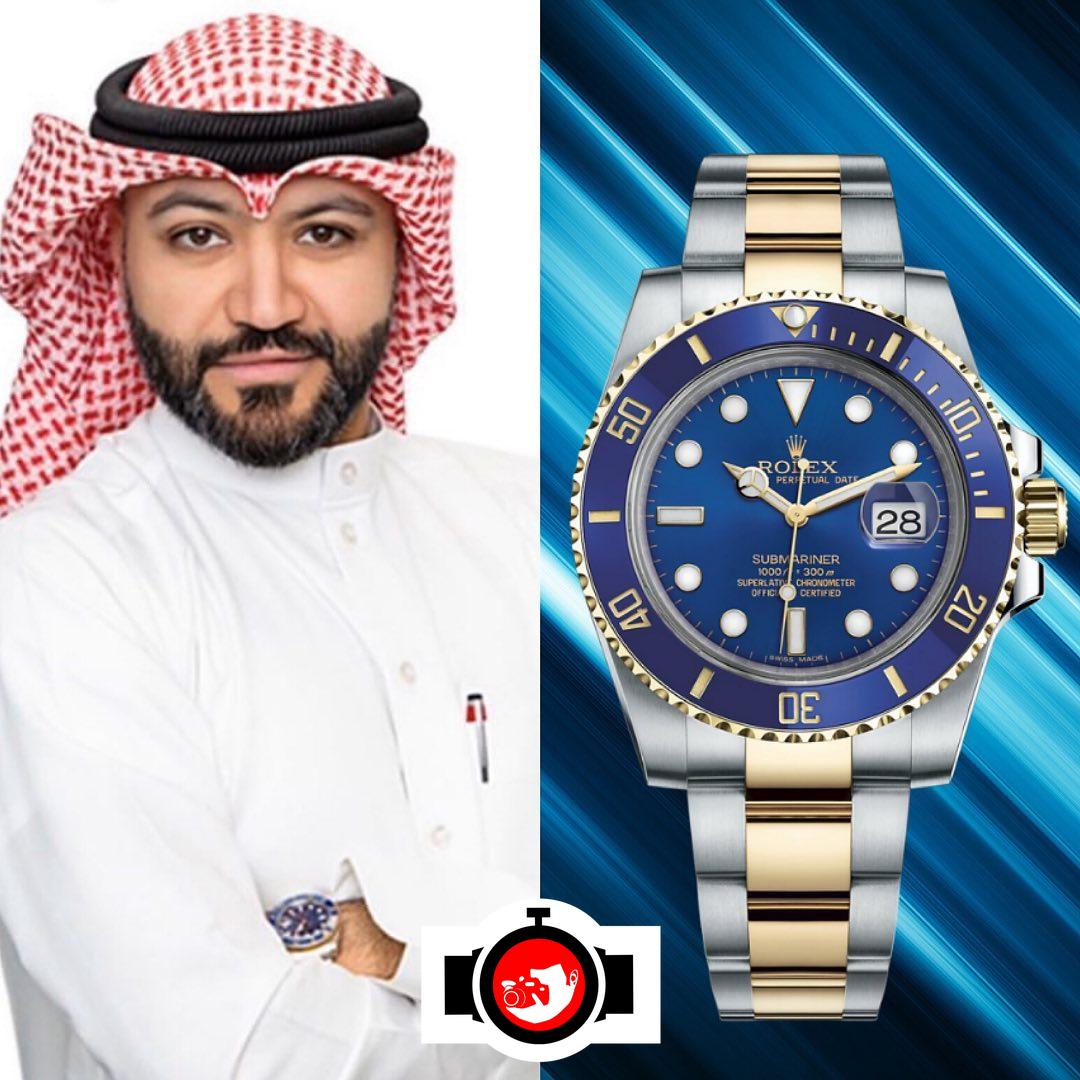 influencer Mohamad Al Amer spotted wearing a Rolex 
