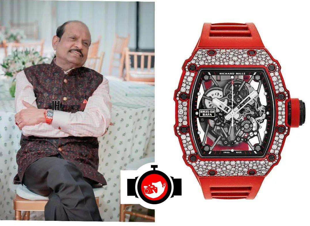 business man Yusuff Ali MA spotted wearing a Richard Mille RM35-02