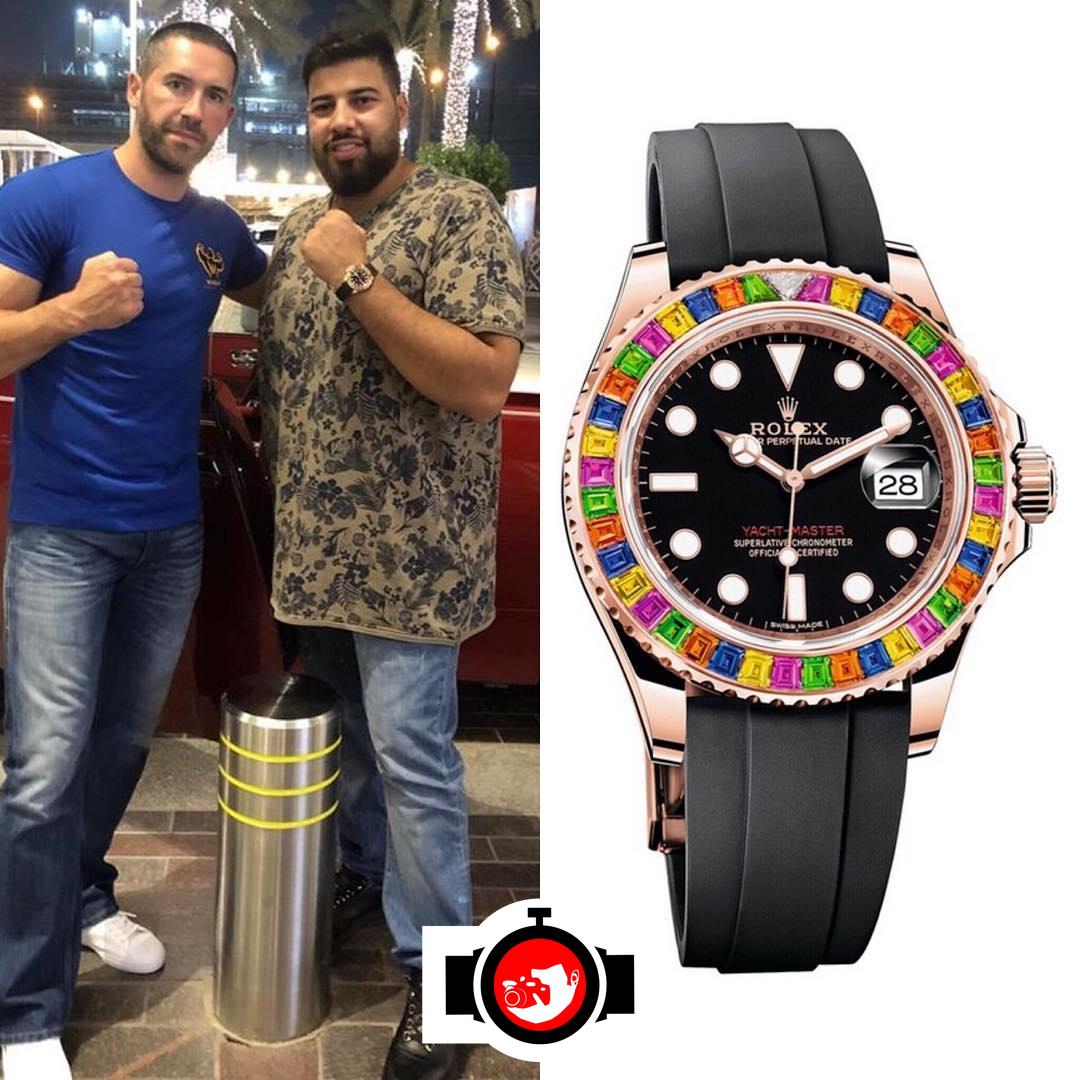 boxer Adel Wawan spotted wearing a Rolex 