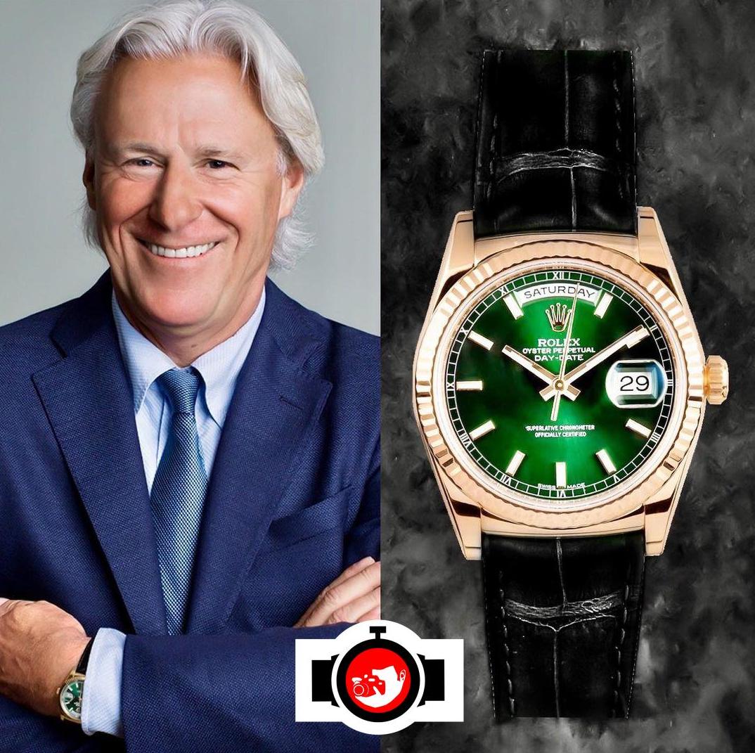tennis player Björn Borg spotted wearing a Rolex 11838