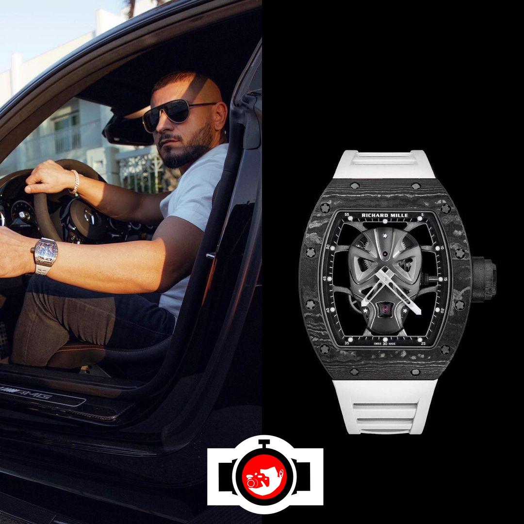 business man Hossein Mahallati spotted wearing a Richard Mille RM52-06
