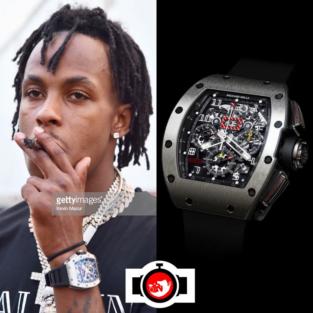 rapper Rich The Kid spotted wearing a Richard Mille RM11