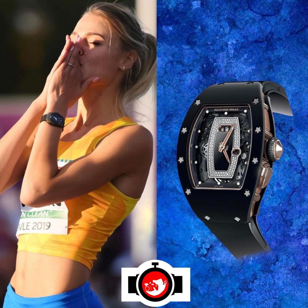 athlete Julija Levčenko spotted wearing a Richard Mille RM 37