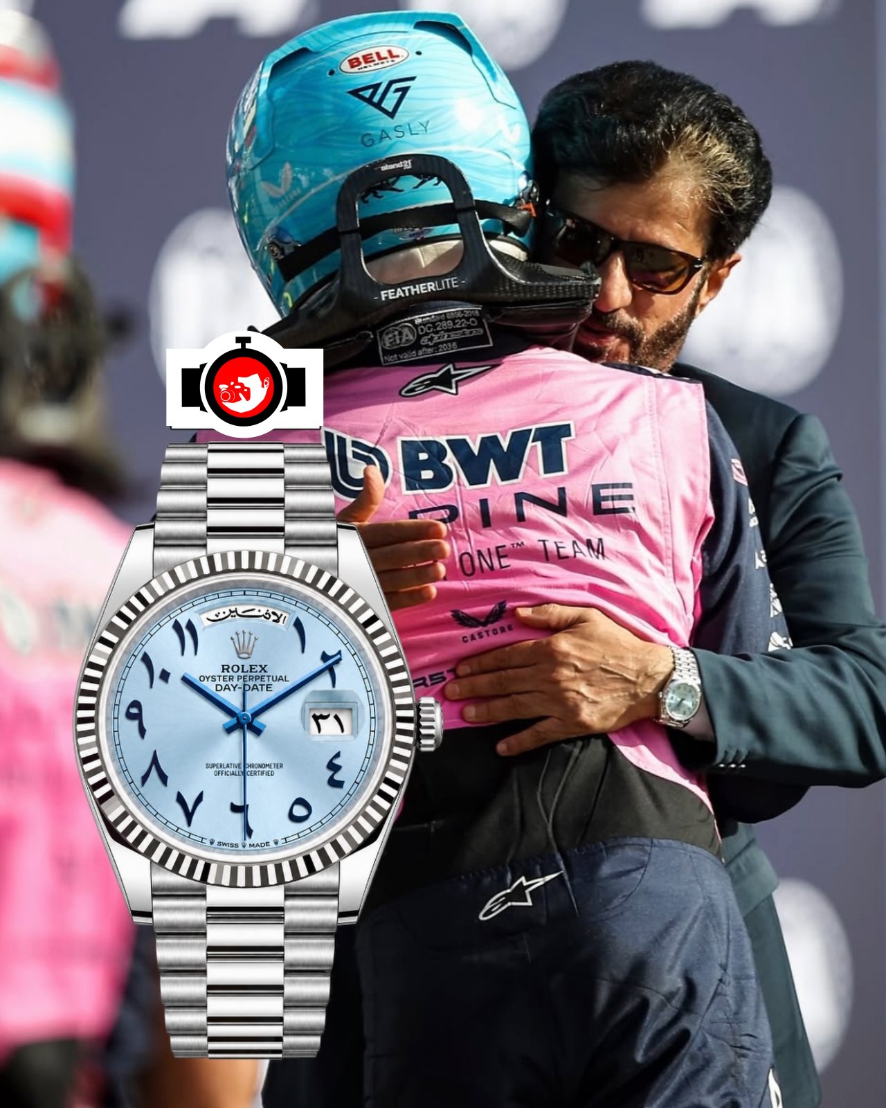 politician Mohammed Ben Sulayem spotted wearing a Rolex 228236