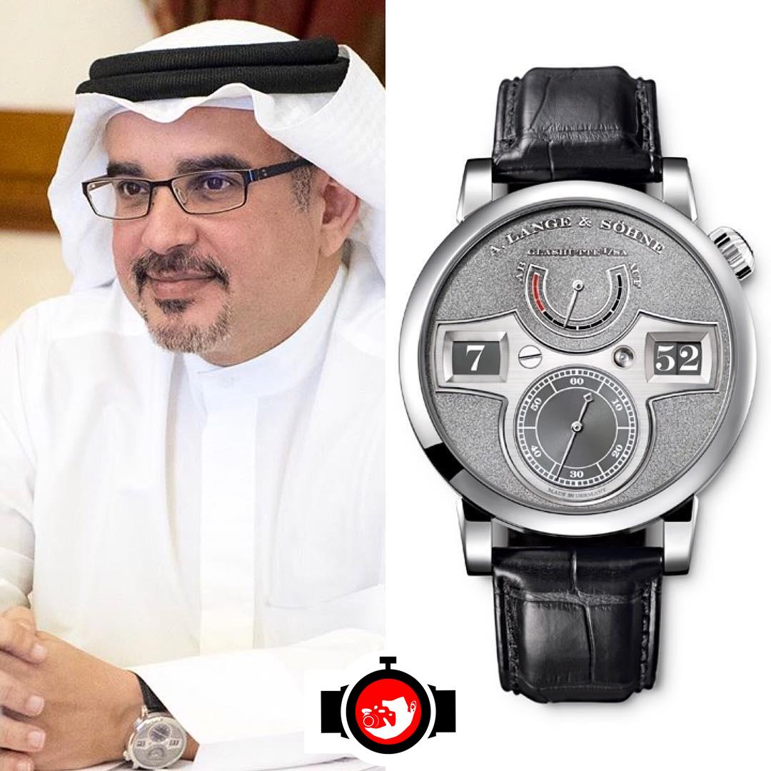 royal Salman Bin Hamad Bin Isa Al-khalifa spotted wearing a A. Lange & Söhne 