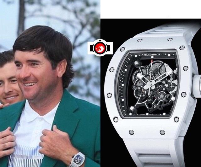 golfer Bubba Watson spotted wearing a Richard Mille RM55