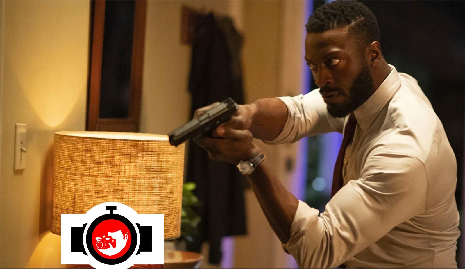 actor Aldis Hodge spotted wearing a Kurono 