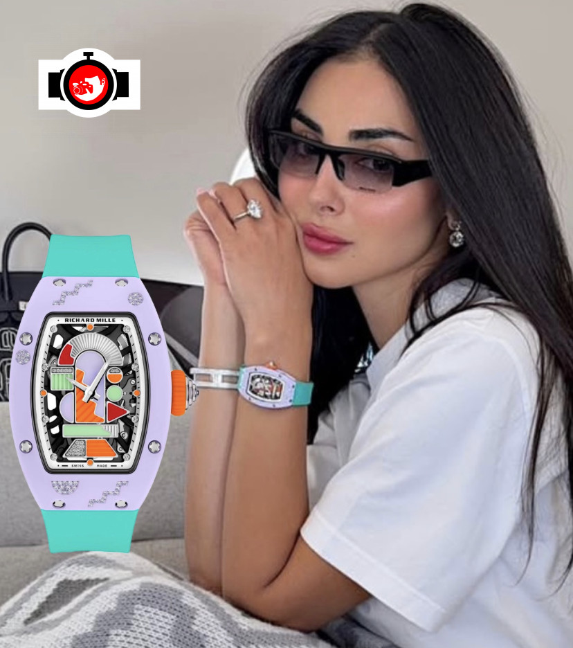 influencer Zainab Alawan spotted wearing a Richard Mille RM 07-01
