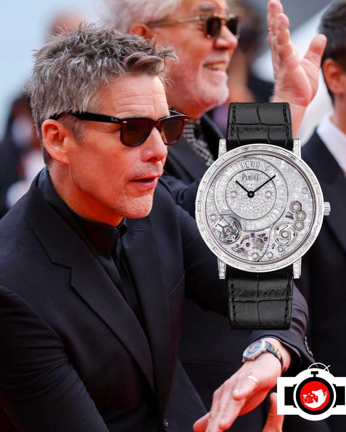 actor Ethan Hawke spotted wearing a Piaget 