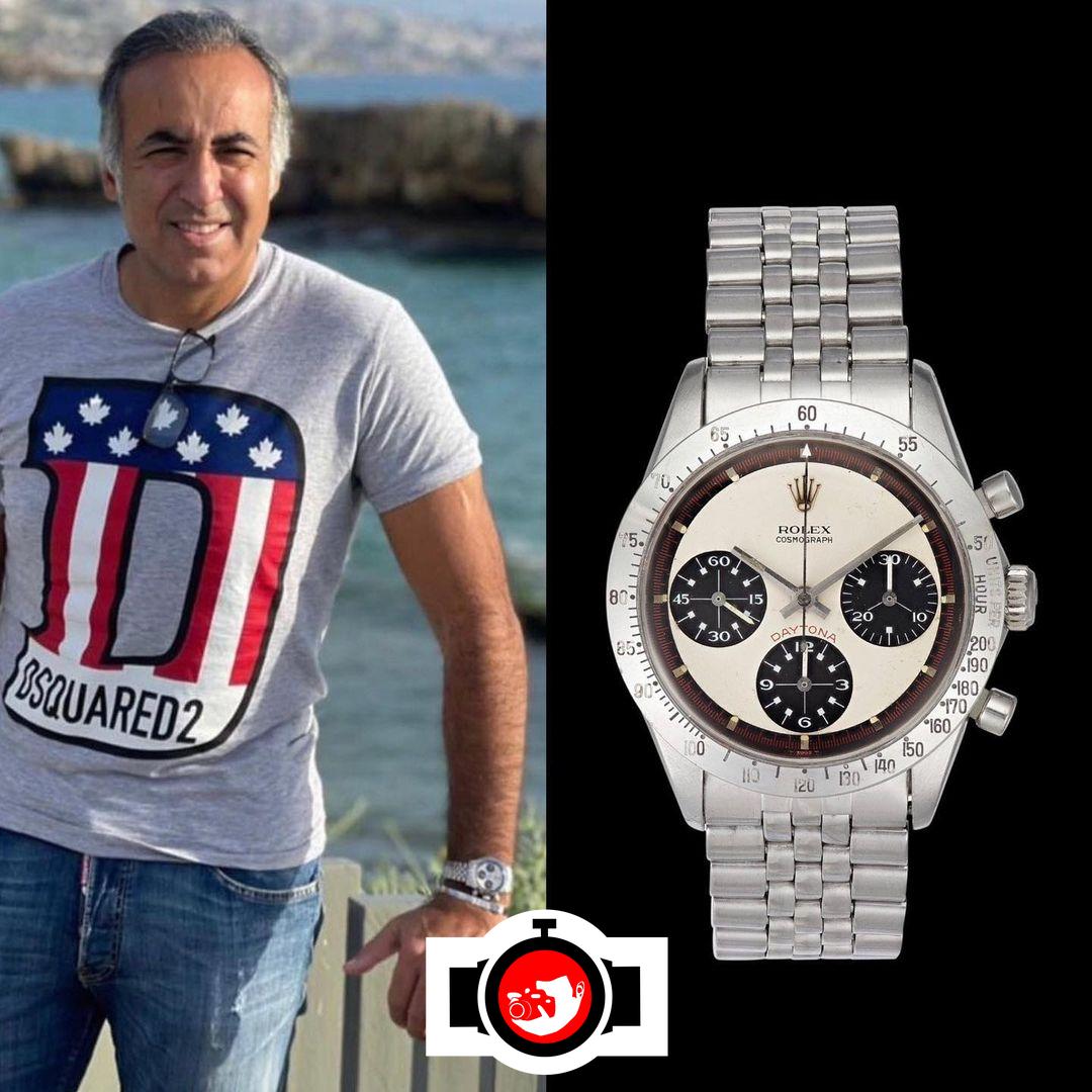 business man Fawaz Mubarak Al-Hasawi spotted wearing a Rolex 6239