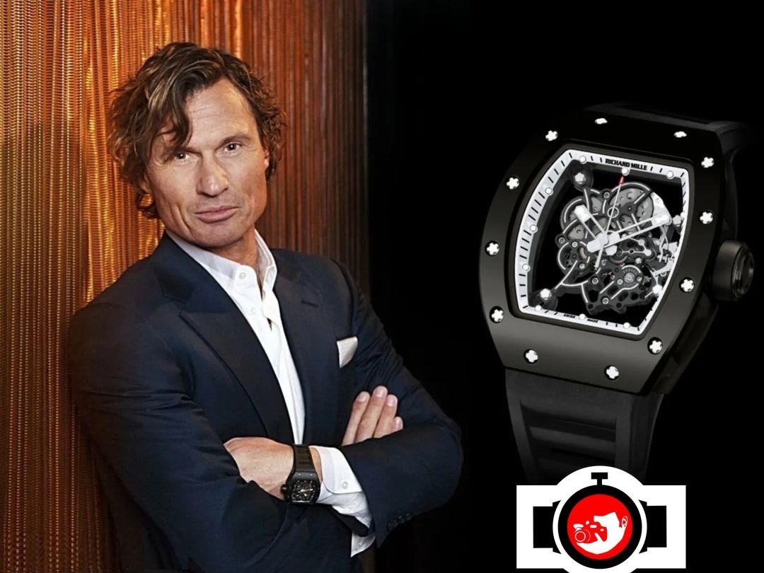 business man Petter Stordalen spotted wearing a Richard Mille RM55