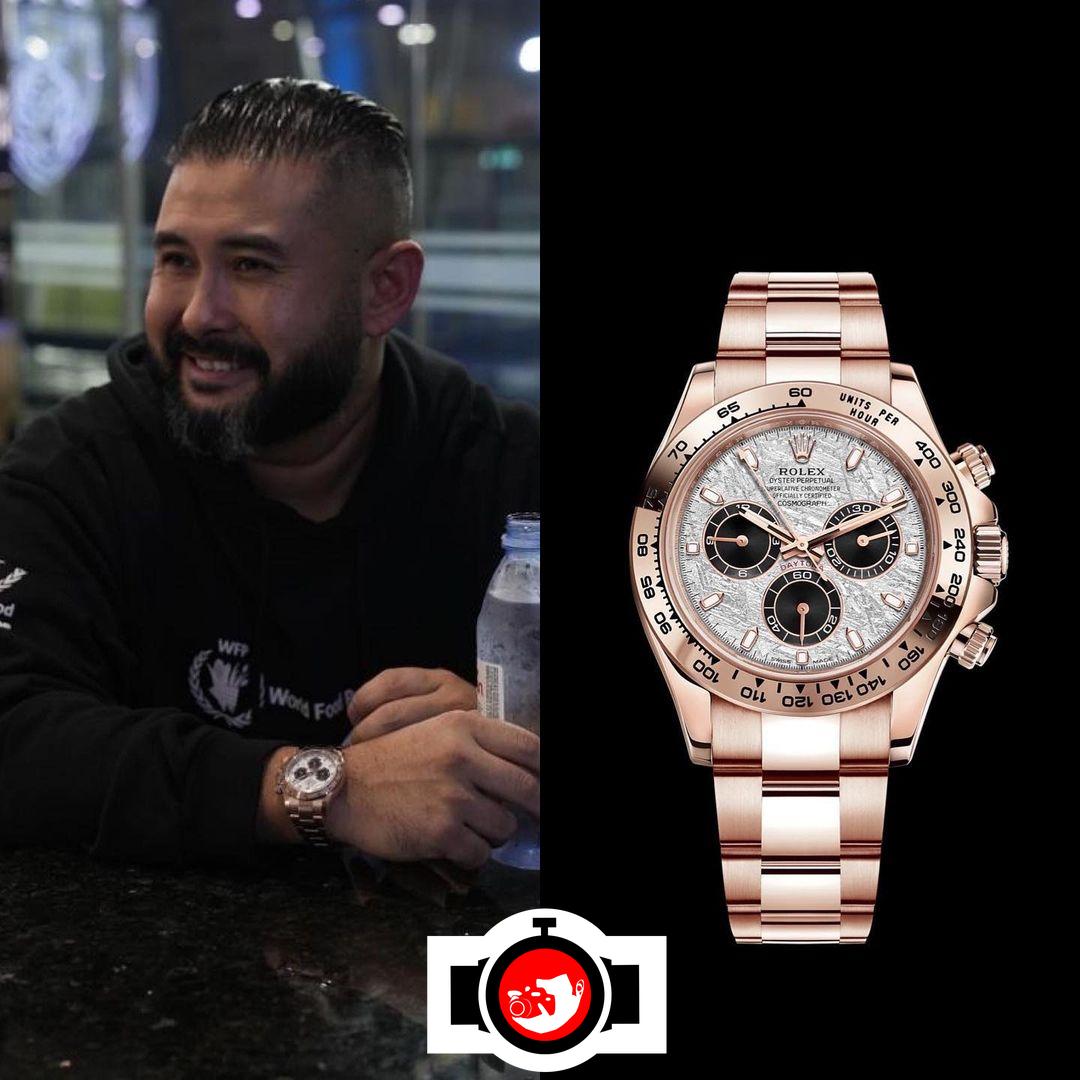 royal Tunku Ismail Ibni Sultan Ibrahim spotted wearing a Rolex 116505