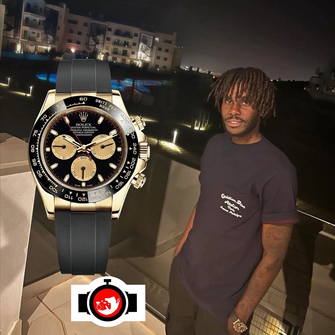 footballer Tokmac Nguen spotted wearing a Rolex 
