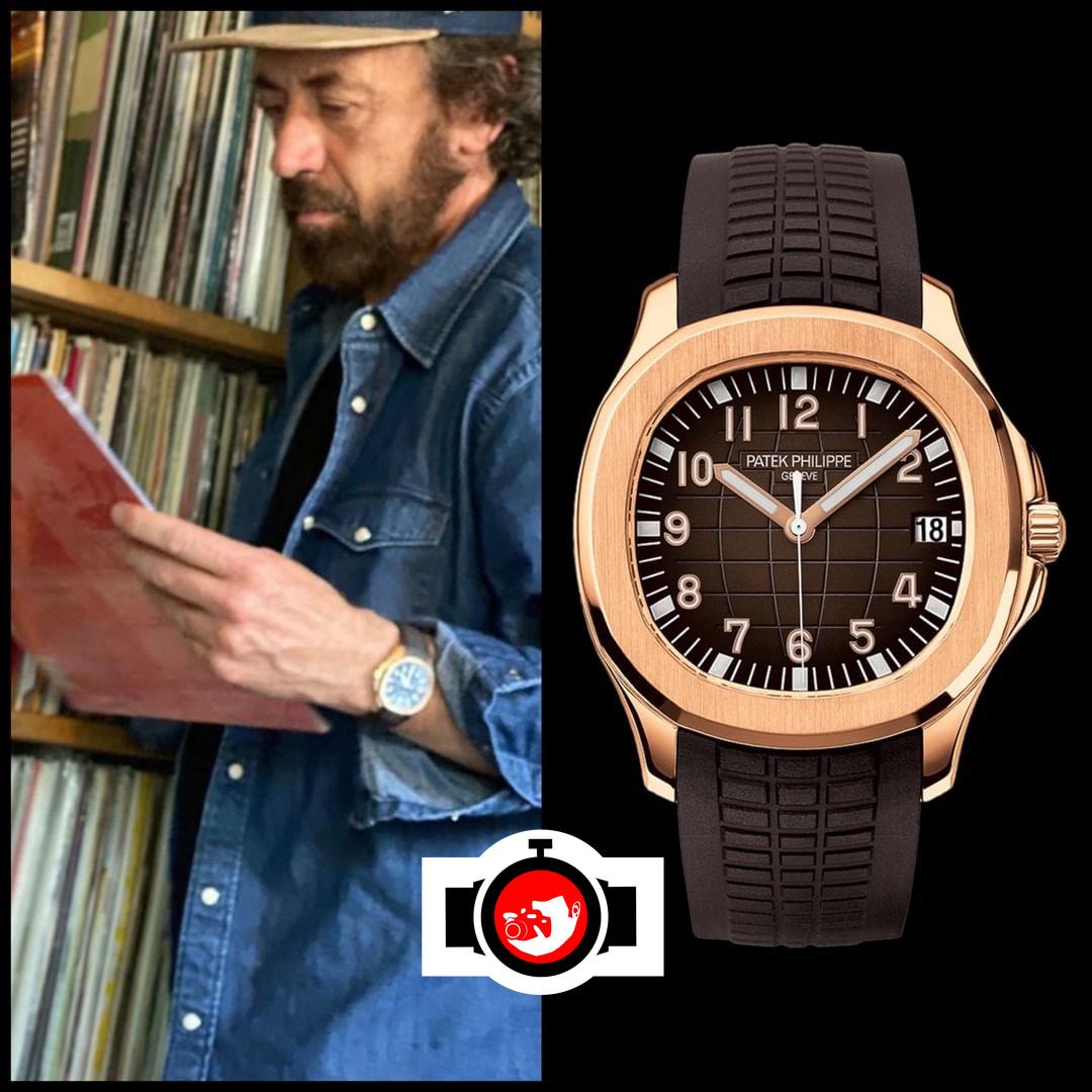artist Benny Benassi spotted wearing a Patek Philippe 5167R