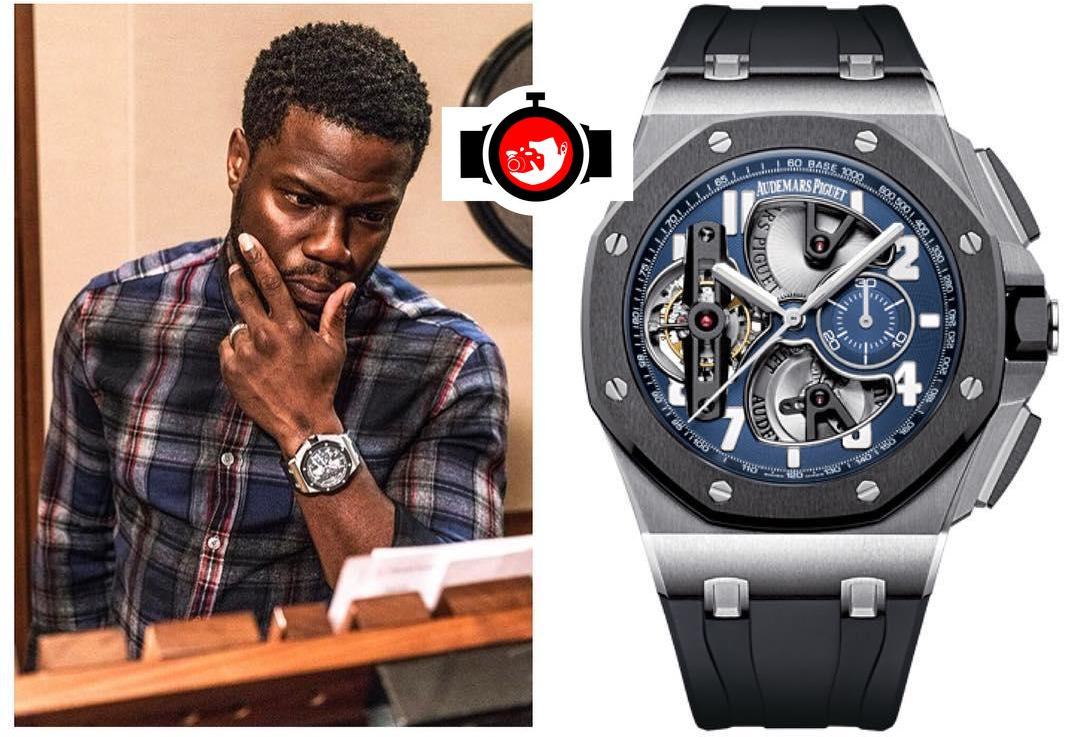 comedian Kevin Hart spotted wearing a Audemars Piguet 26388PO
