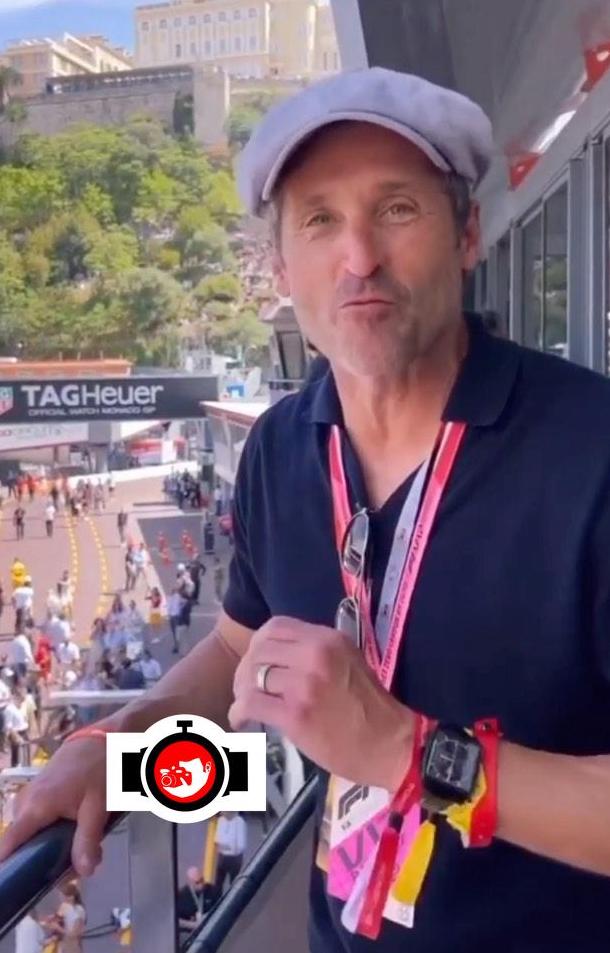 actor Patrick Dempsey spotted wearing a Tag Heuer CBL2180.FC6497