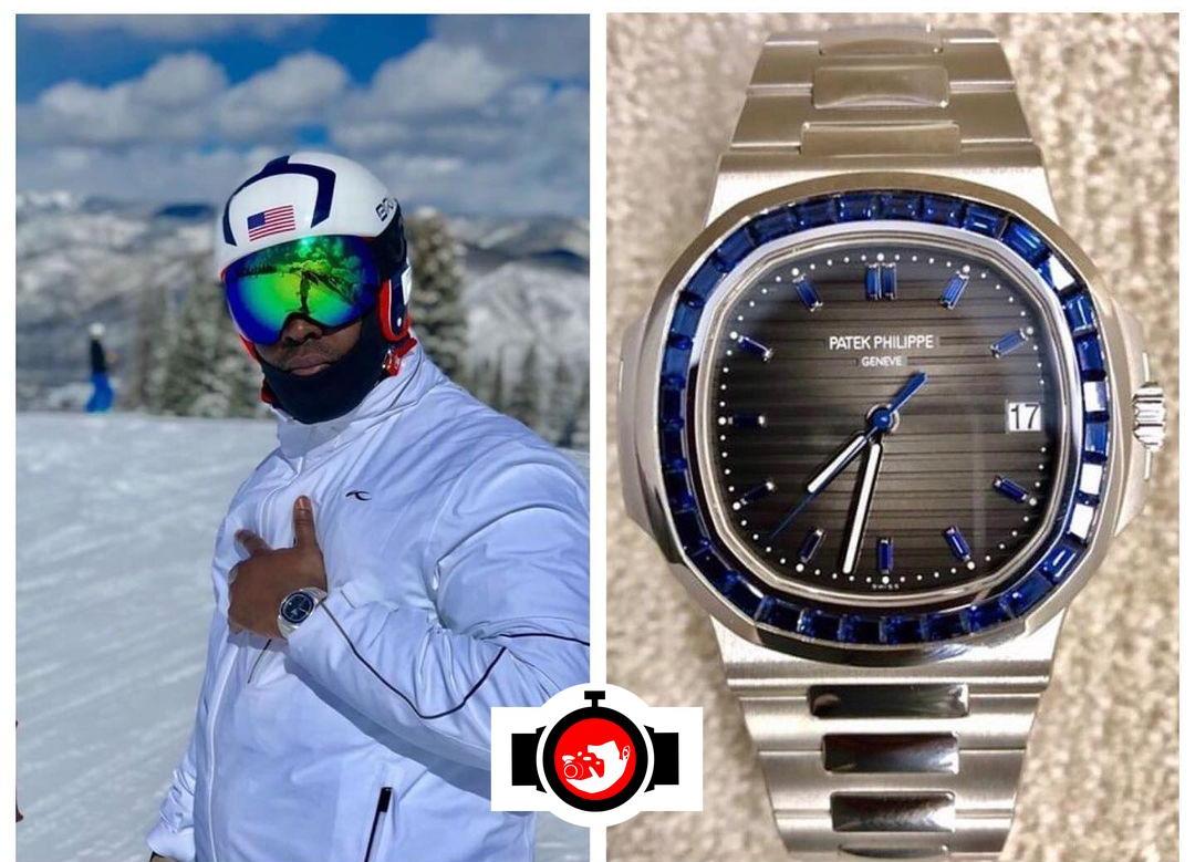 influencer Corey Gamble spotted wearing a Patek Philippe 