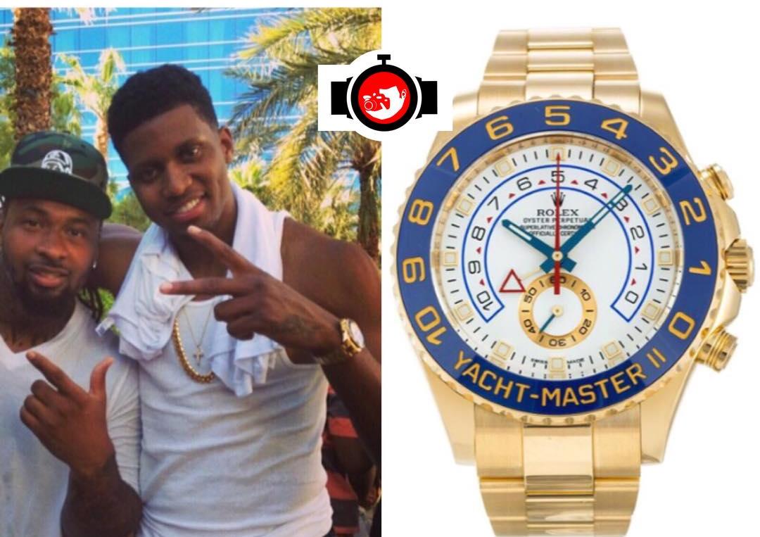 basketball player Rudy Gay spotted wearing a Rolex 