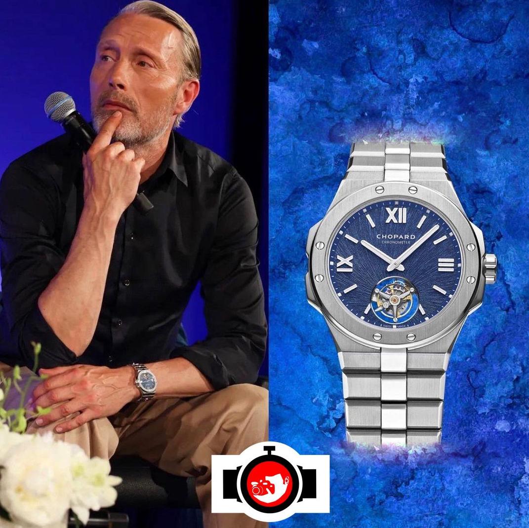 actor Mads Mikkelsen spotted wearing a Chopard 298616-3001