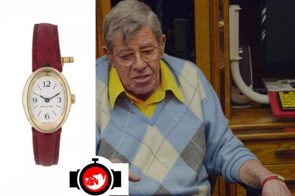 comedian Jerry Lewis spotted wearing a Bulgari 