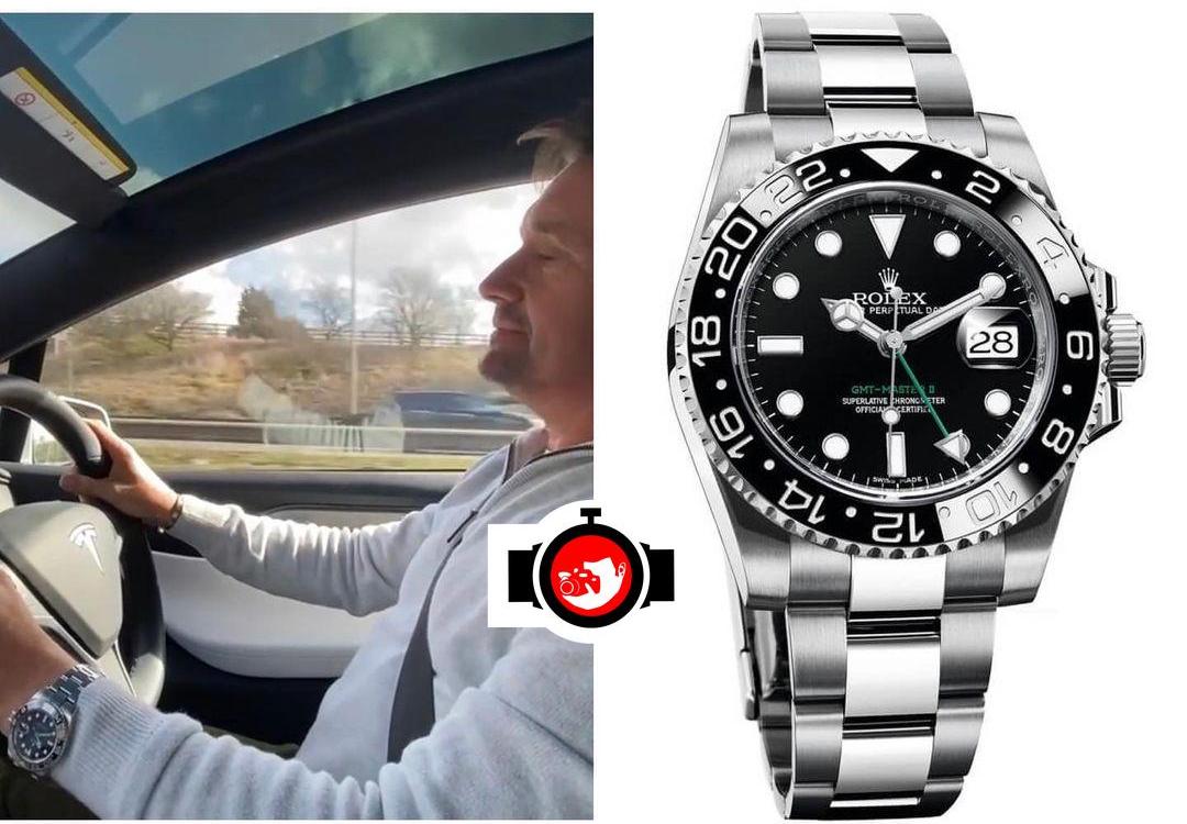 television presenter Richard Hammond spotted wearing a Rolex 116710