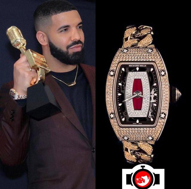 rapper Drake spotted wearing a Richard Mille RM 37