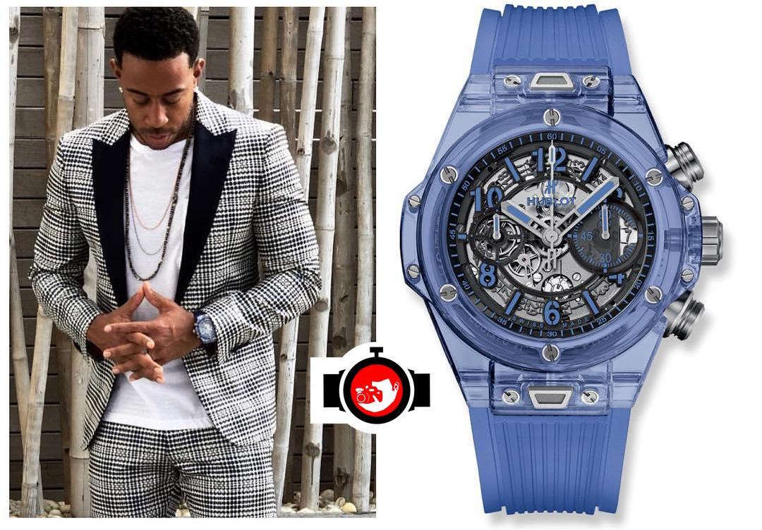 actor Ludacris spotted wearing a Hublot 411.JL.4809.RT
