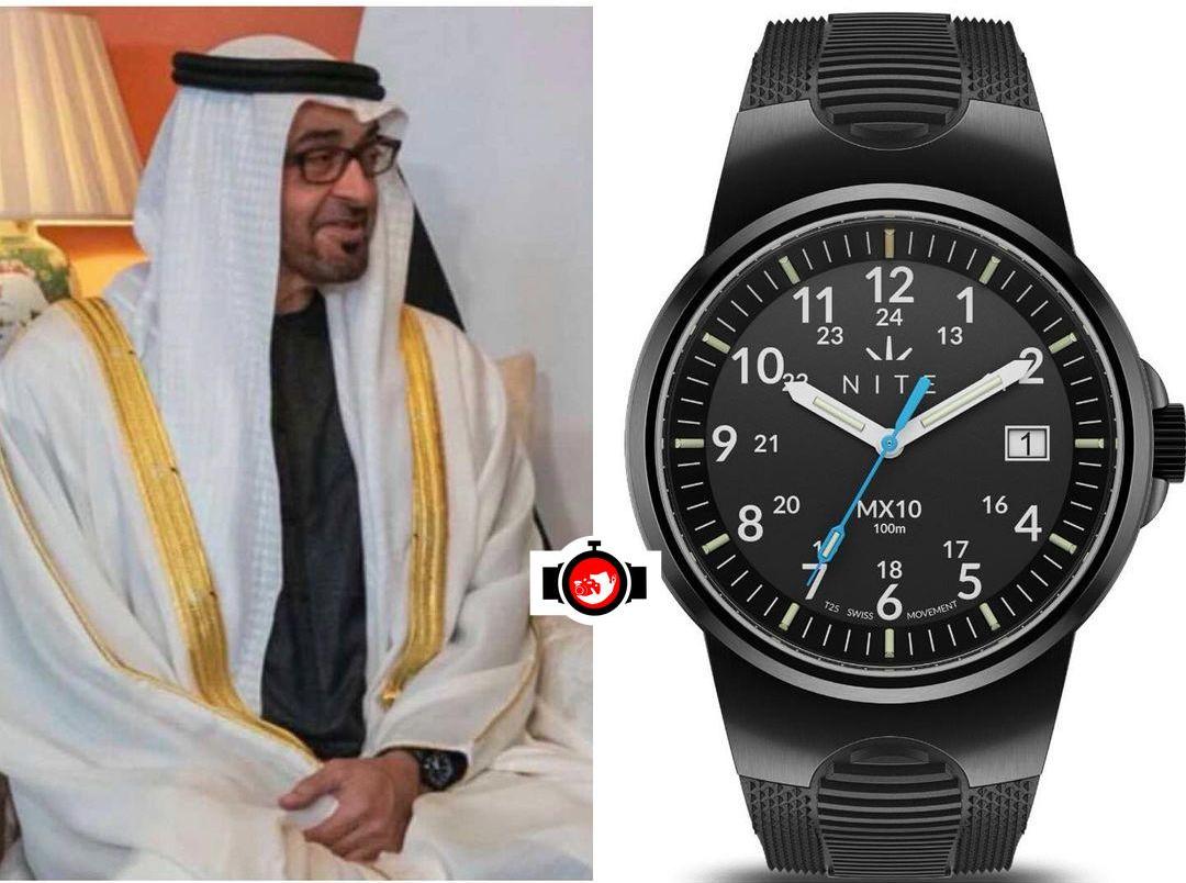 royal Zayed Al Nahyan spotted wearing a Nite 