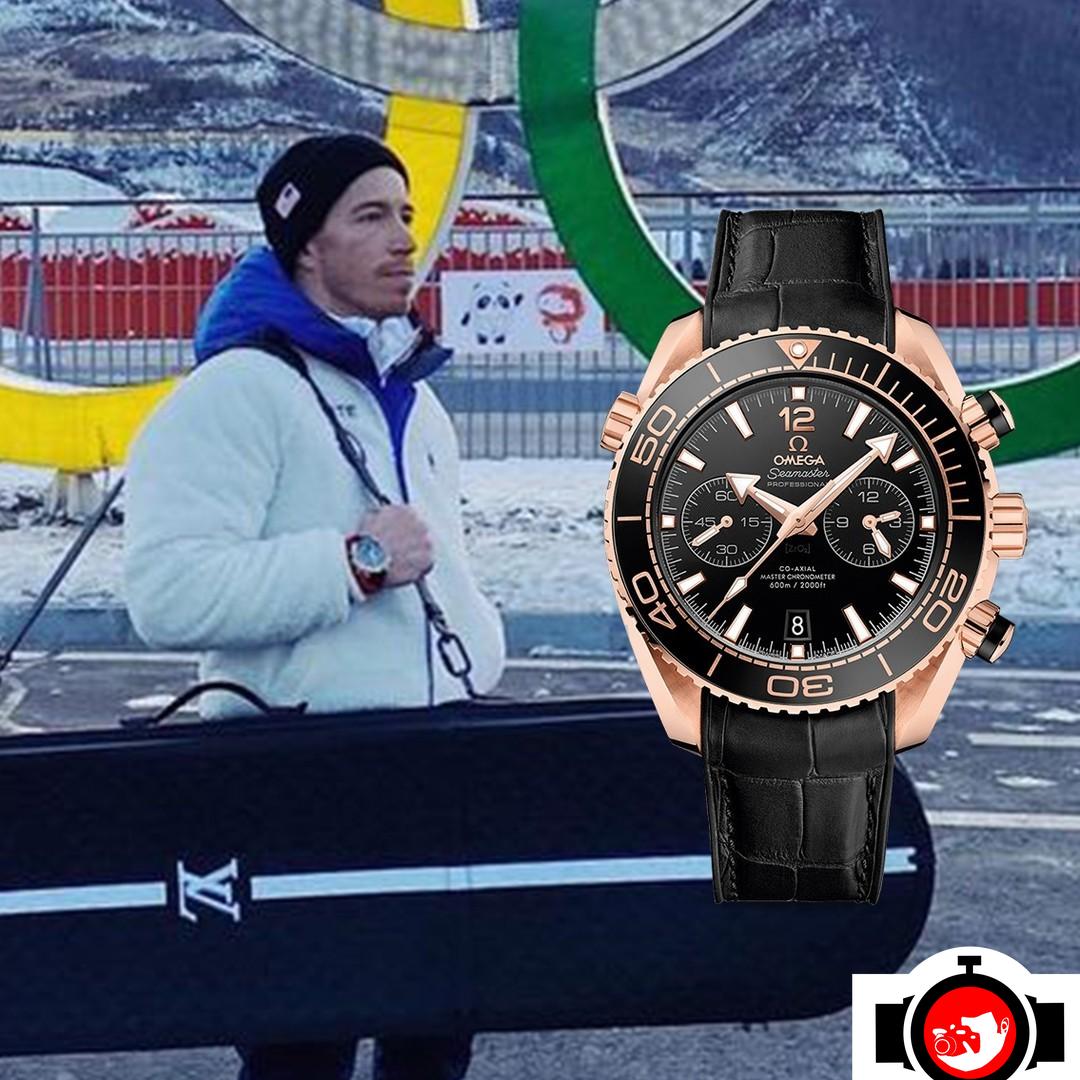 athlete Shaun White spotted wearing a Omega 215.63.46.51.01.001