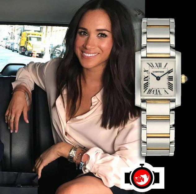 actor Meghan Markle spotted wearing a Cartier 