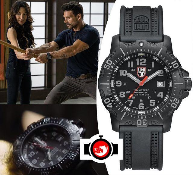 actor Frank Grillo spotted wearing a Luminox XS.4221.NV.F