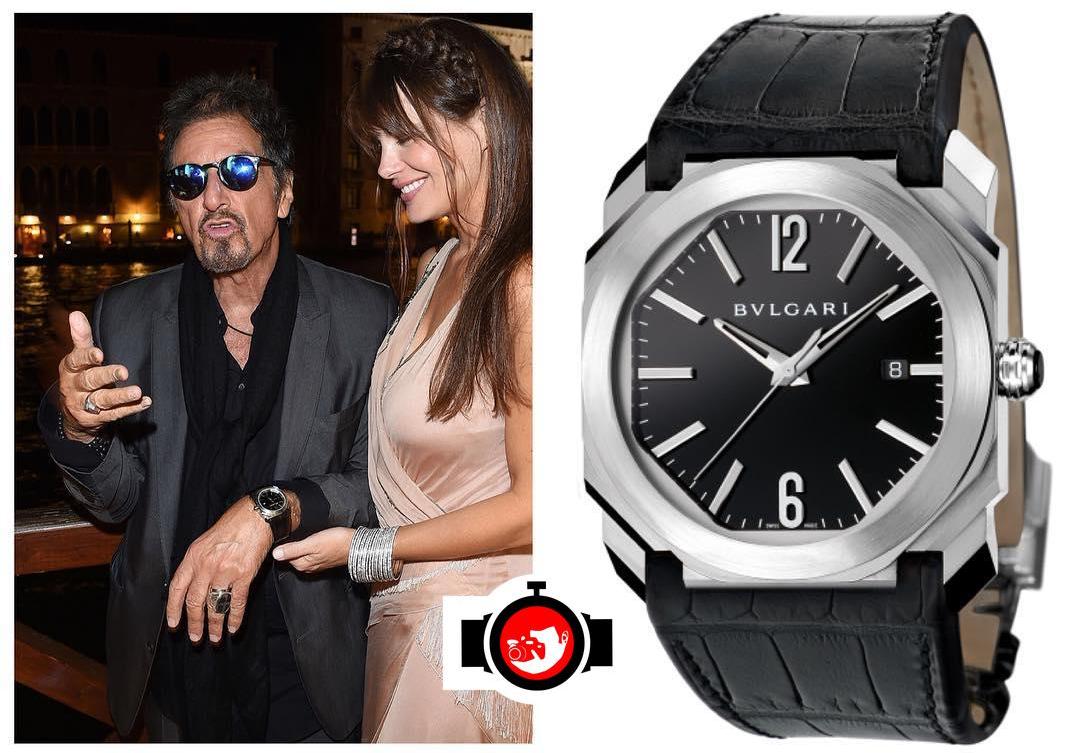 actor Al Pacino spotted wearing a Bulgari 101964BGO41BSLD