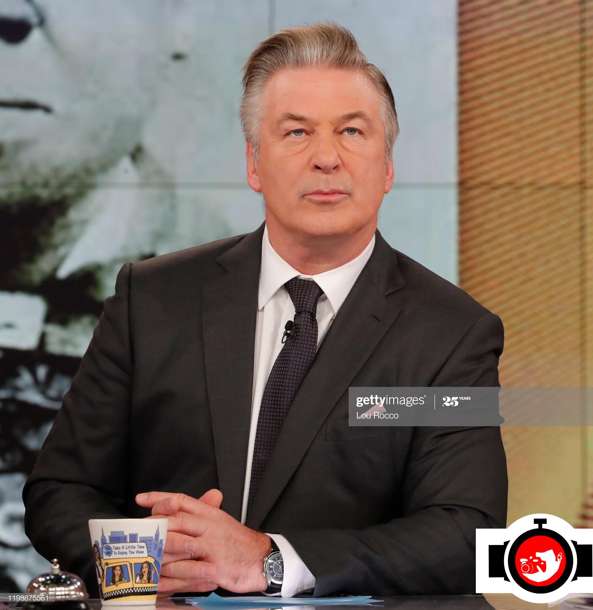 actor Alec Baldwin spotted wearing a Jaeger LeCoultre 