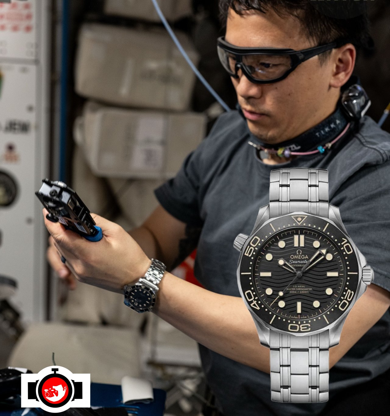 astronaut Jonny Kim spotted wearing a Omega 210.32.42.20.01.001