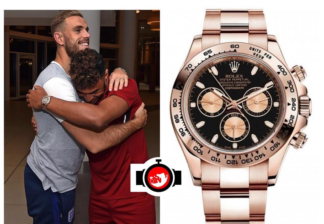 Alex Oxlade-Chamberlain's 18K Rose Gold Rolex Daytona: A Stunning Addition to his Watch Collection