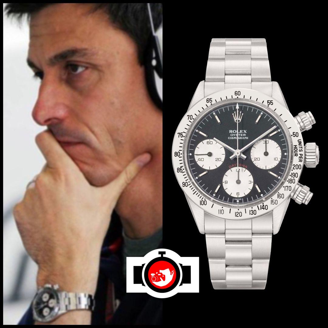 Toto Wolff's Vintage Stainless Steel Rolex Cosmograph Daytona