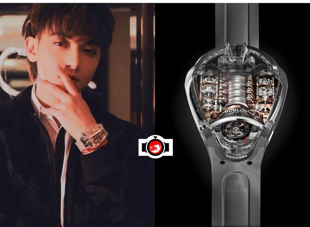 rapper Huang Zitao spotted wearing a Hublot 
