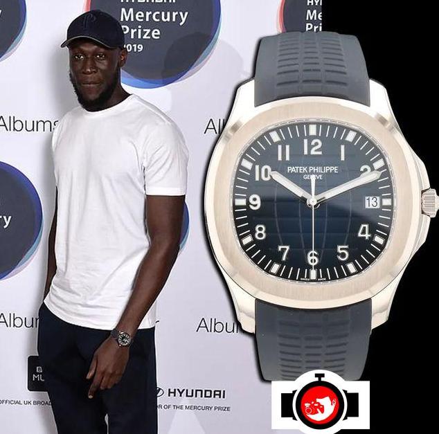 rapper Stormzy spotted wearing a Patek Philippe 5168G